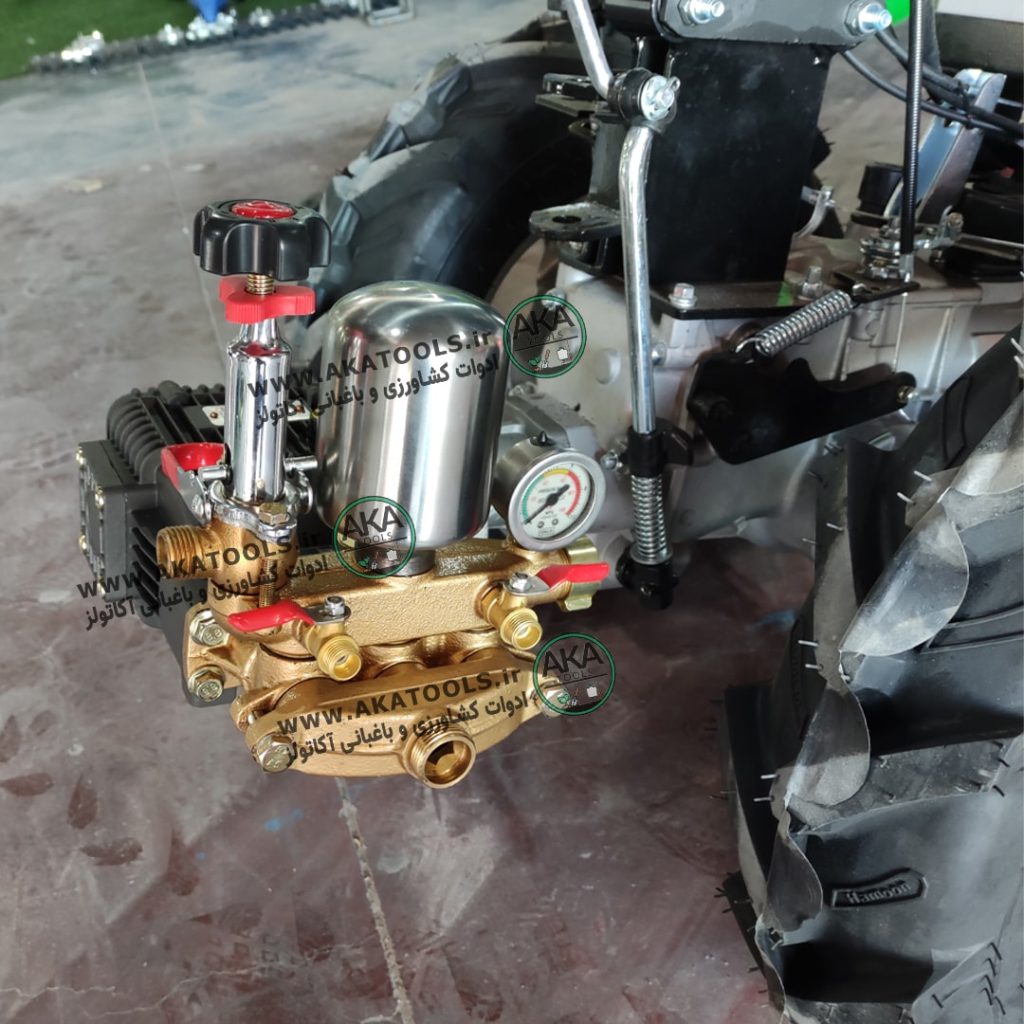 اتصال پمپ سمپاش به تراکتور دوچرخ